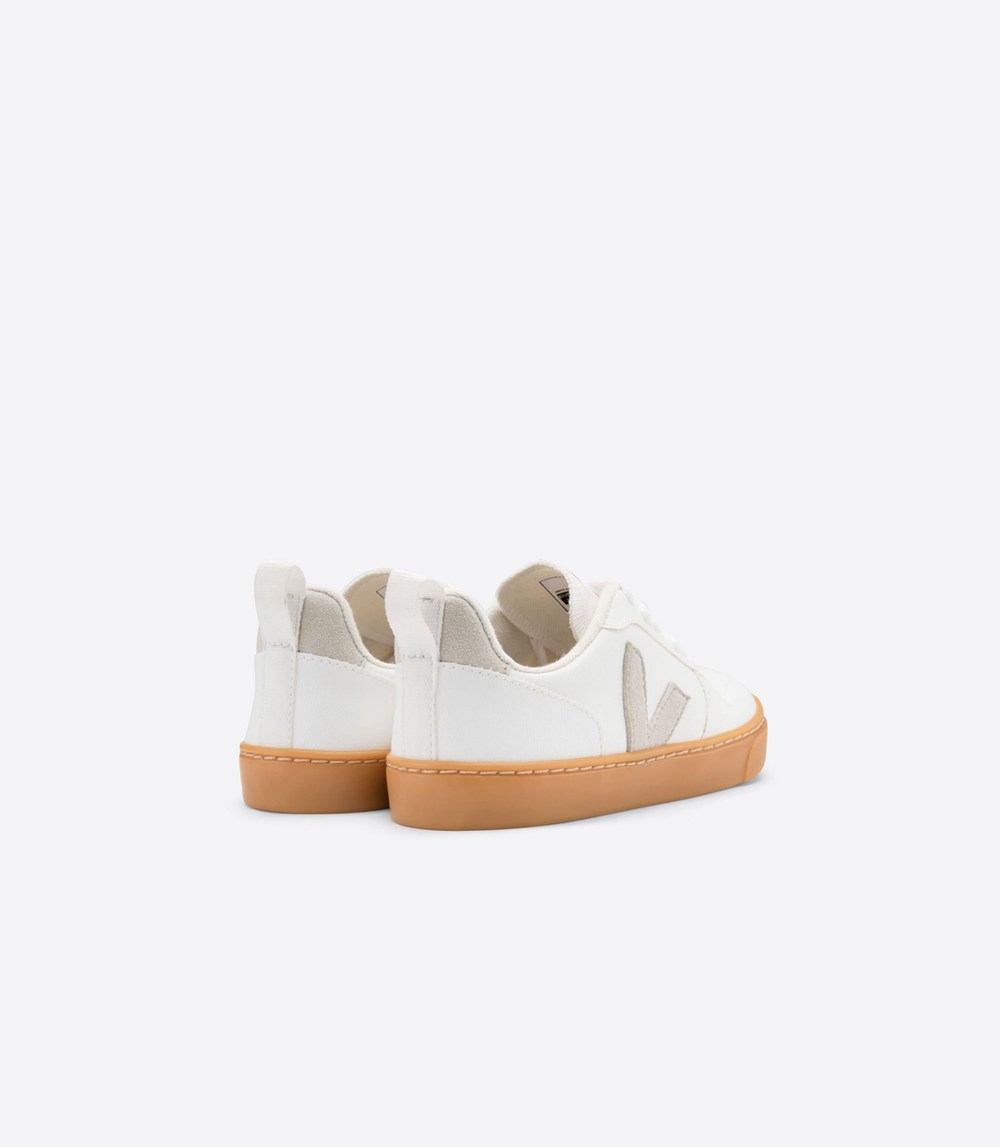 Veja Sneakers Copii - V-10 Cwl - Albi/Bej - 7394105-EW